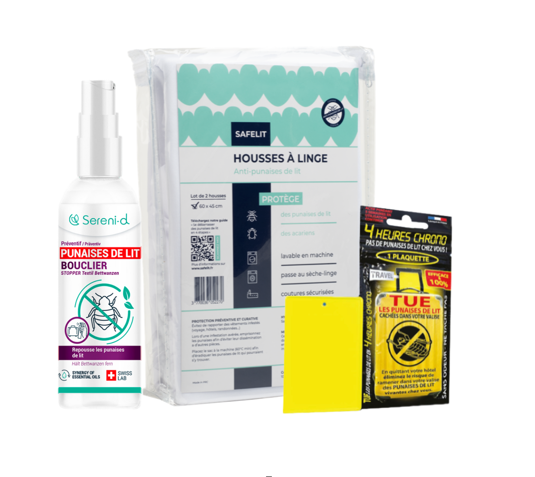 Kit voyage anti-punaises de lit – Pack Essentiel