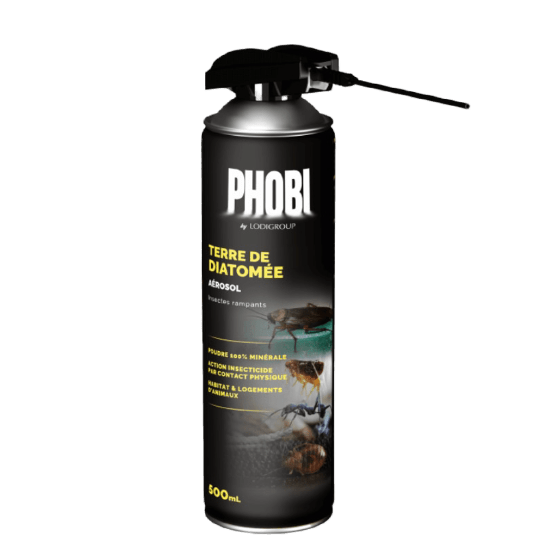 Terre de diatomée anti-punaises de lit en aérosol Safelit
