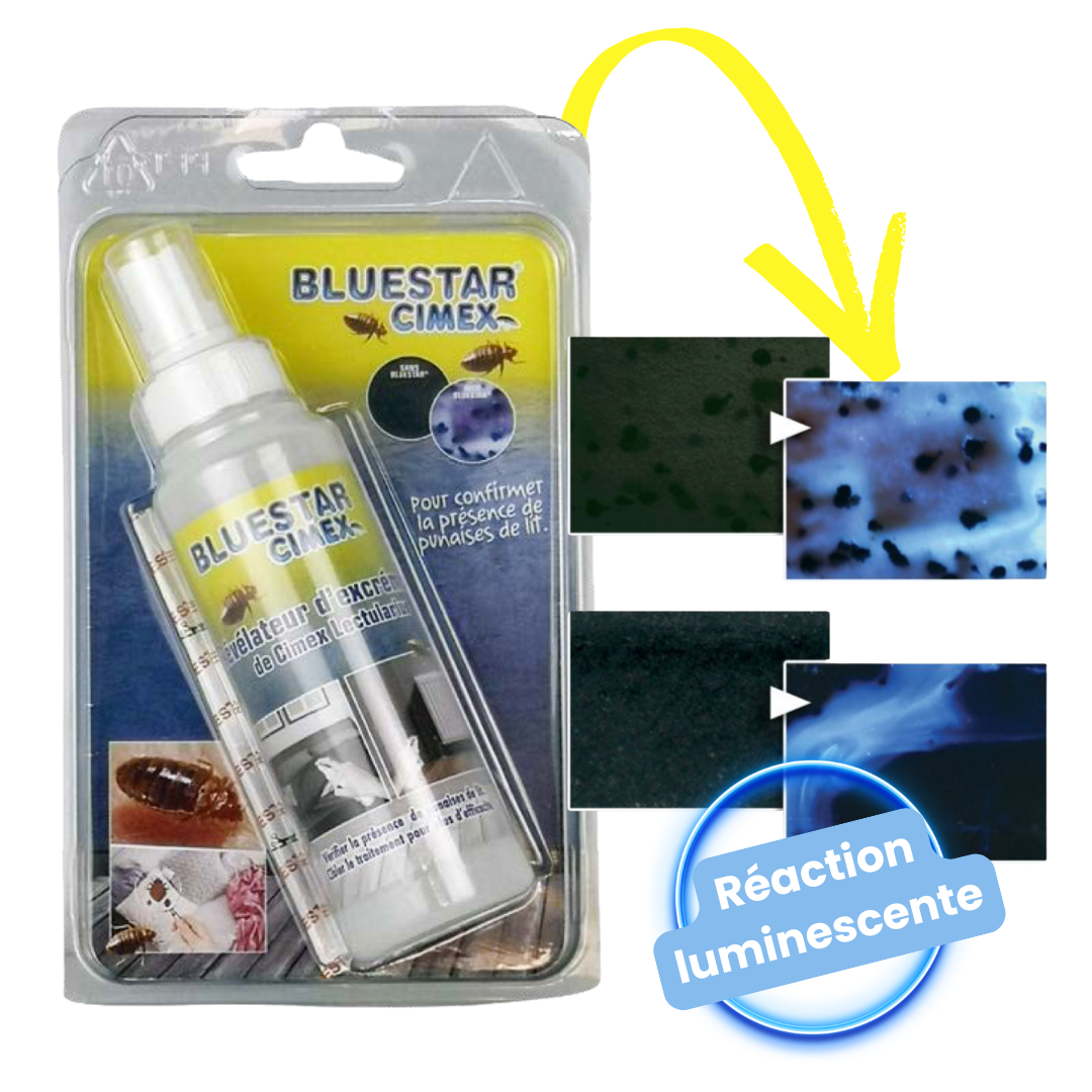 Révélateur de présence de punaise de lit