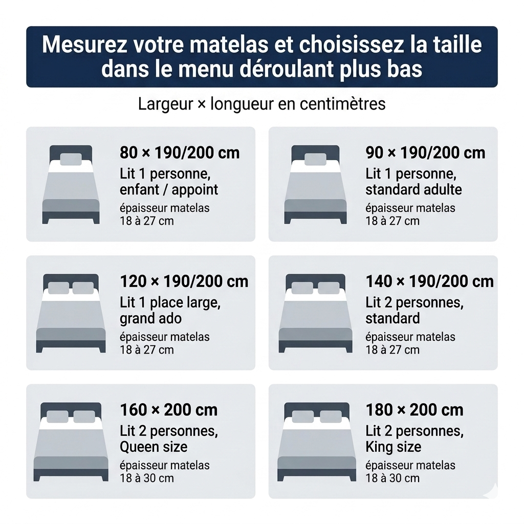 Housse anti-punaises de lit – Protection intégrale 6 faces