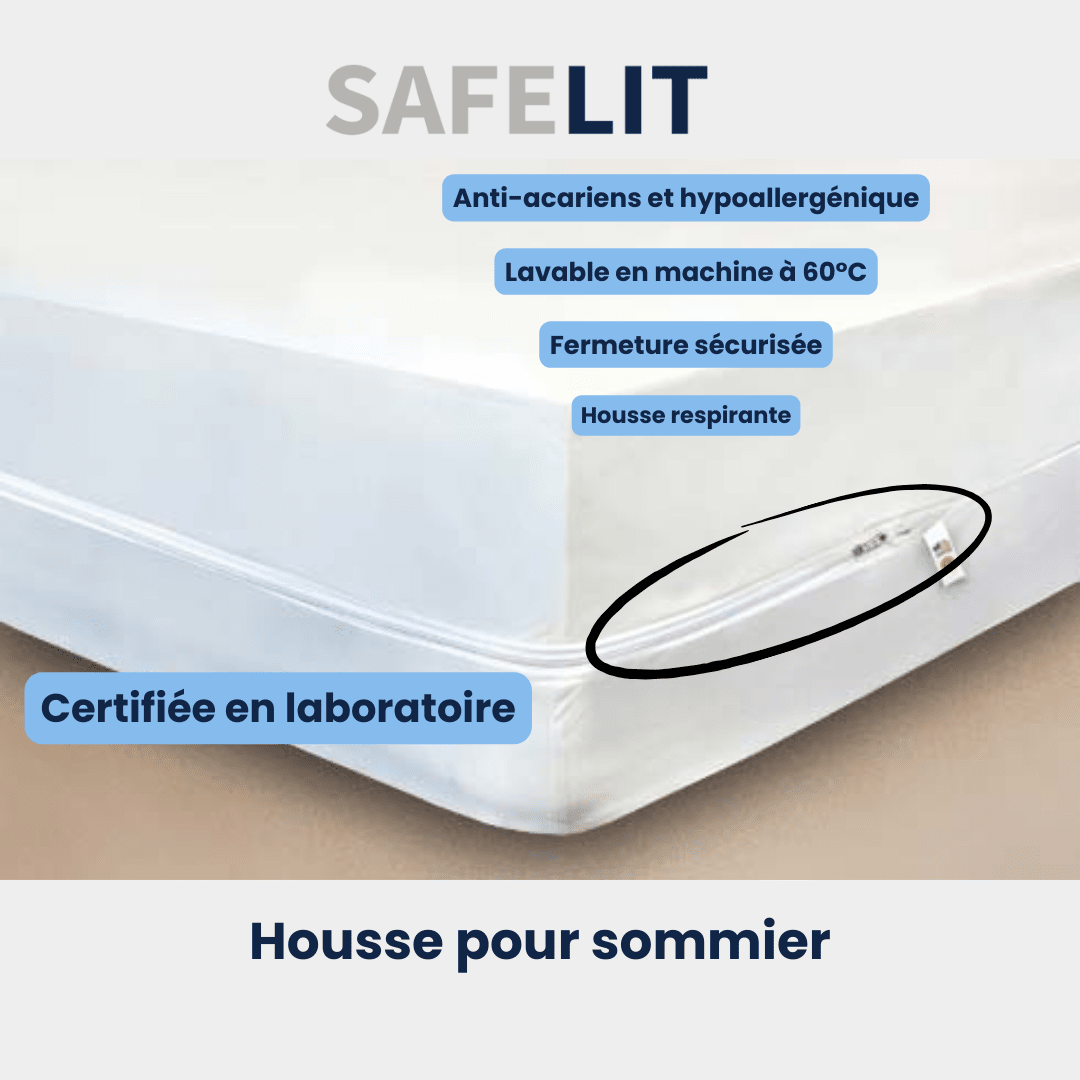 housse protection anti-punaise de lit