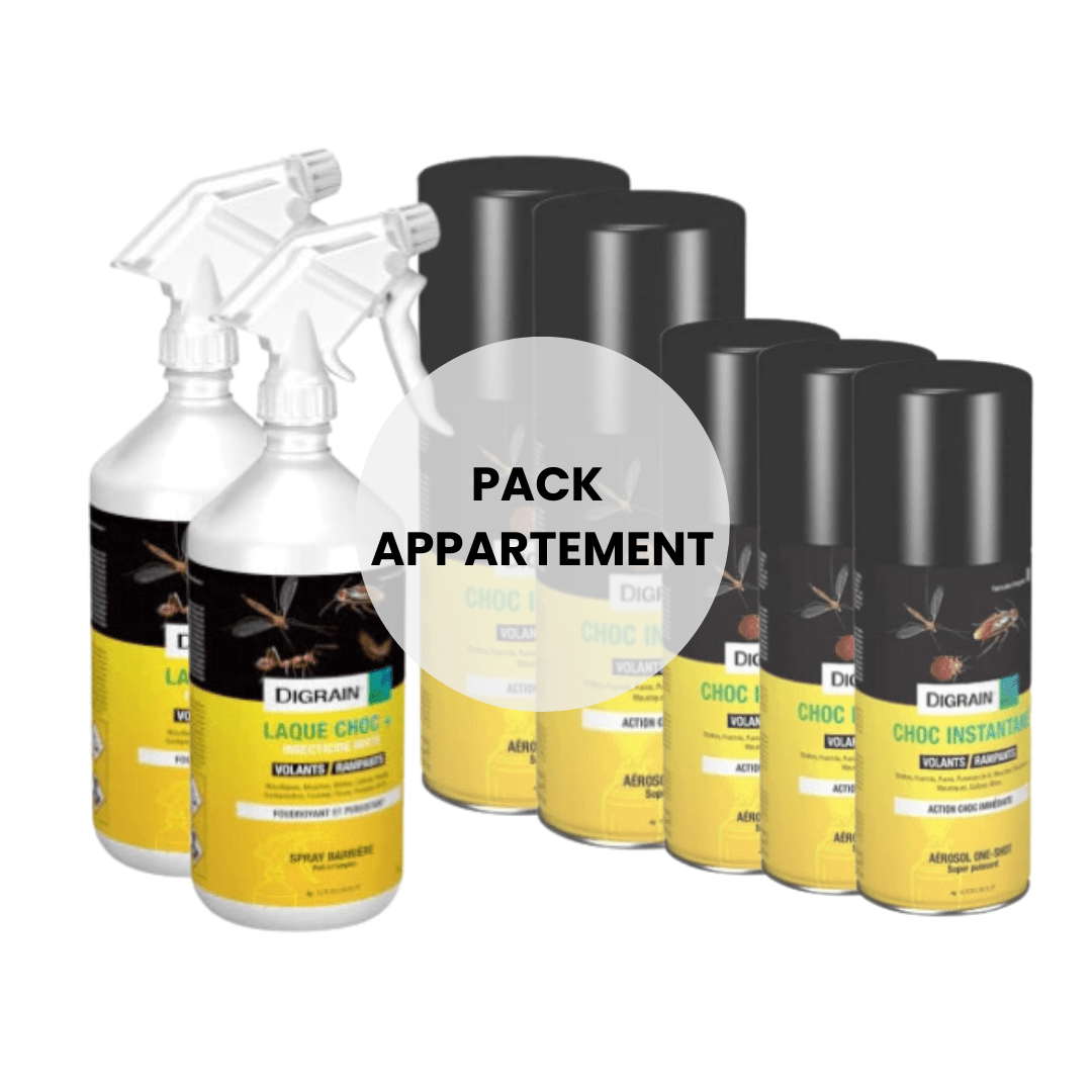 Pack traitement anti-punaises de lit pour appartement / maison Safelit
