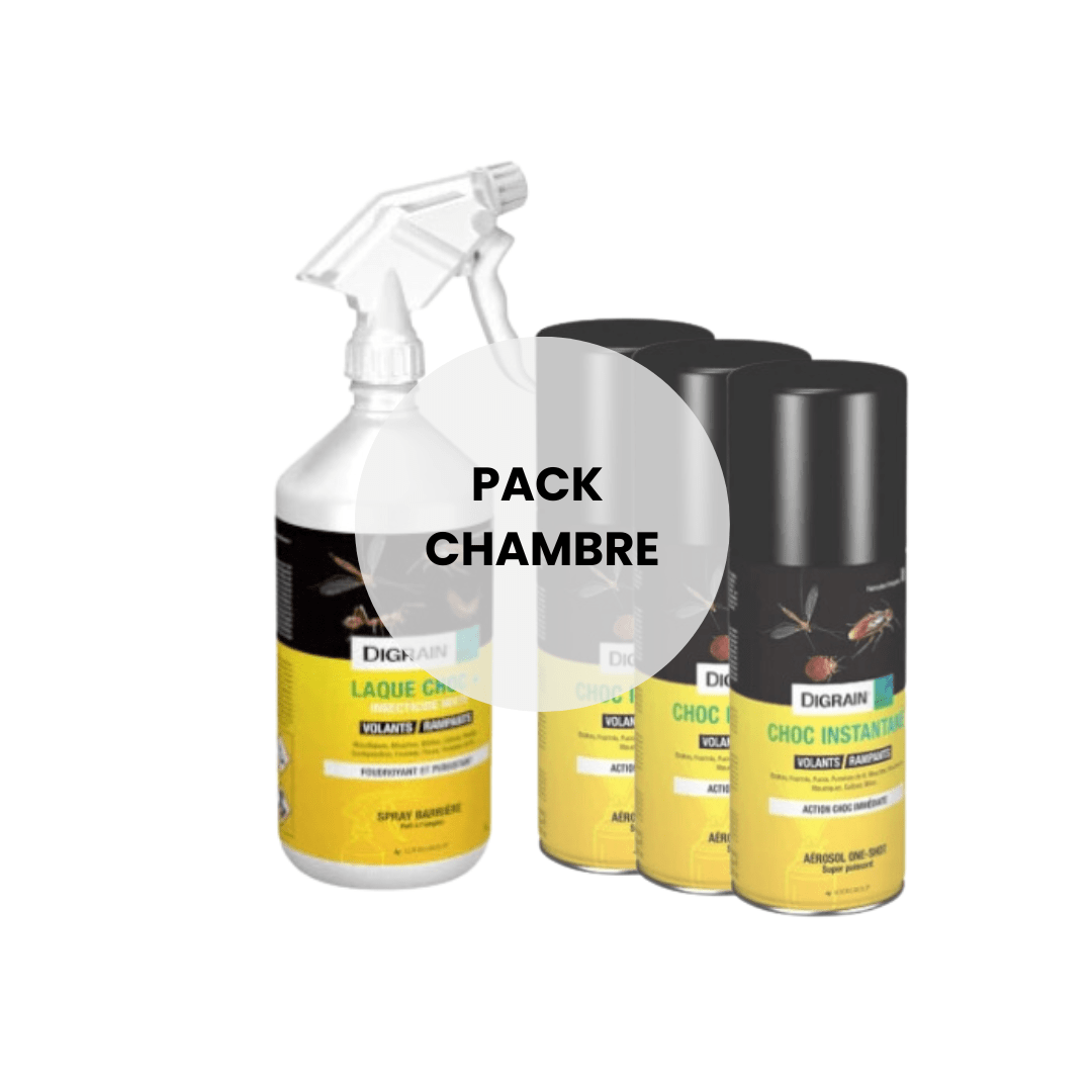 Pack traitement anti-punaises de lit pour chambre Safelit