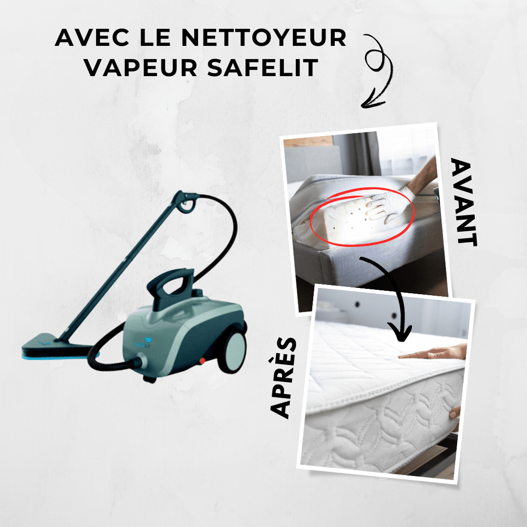 Nettoyeur vapeur contre les punaises de lit SAFELIT