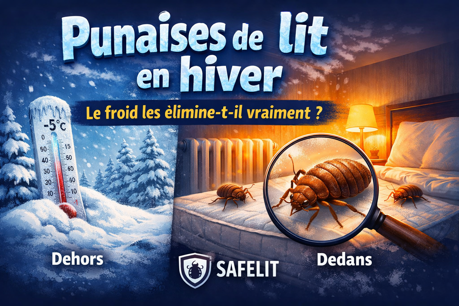 Punaises de lit en hiver : faut-il encore s’en méfier ?