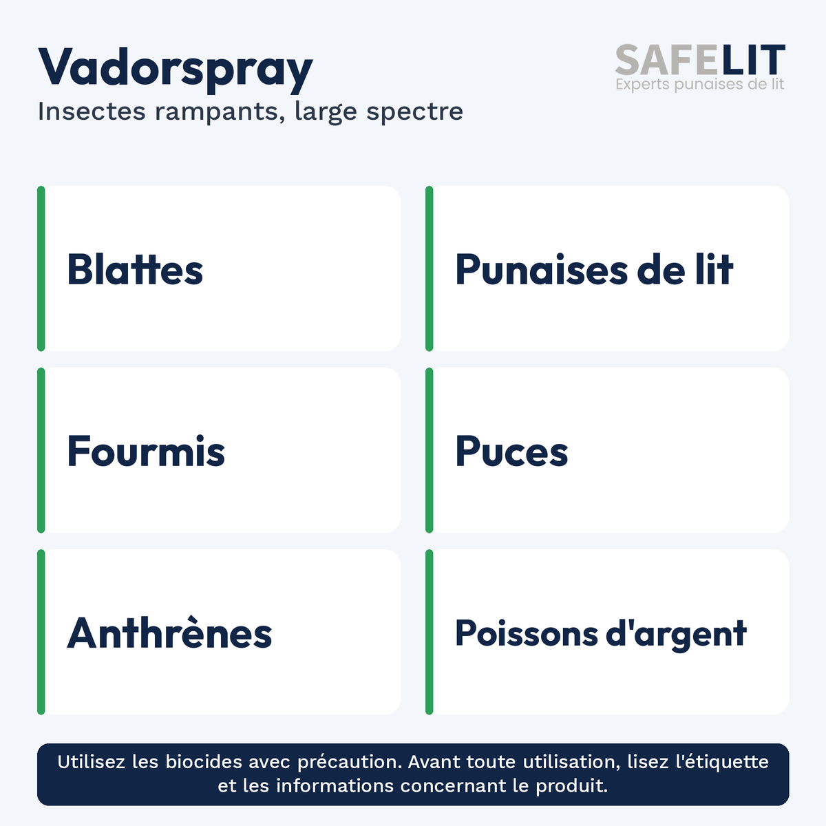 Aérosol VADORSPRAY 500ml – Anti punaises de lit