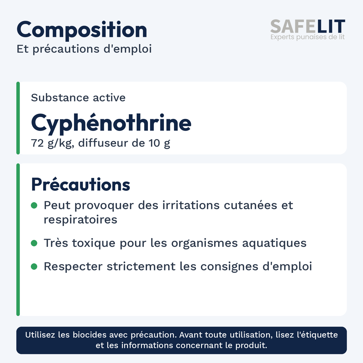 Insecticide fumigène CLAC action choc
