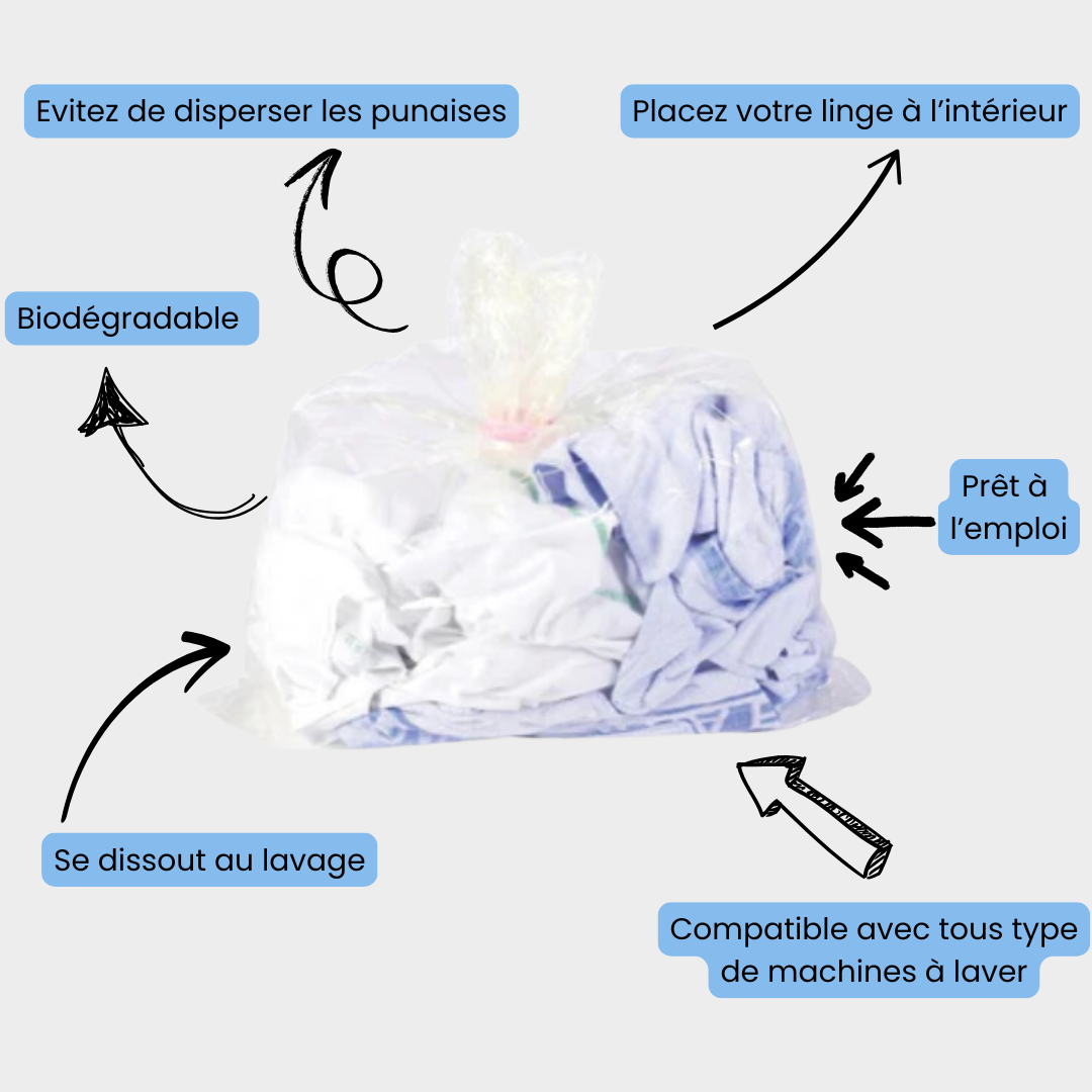 Sac Hydrosoluble Punaise de Lit SAFELIT