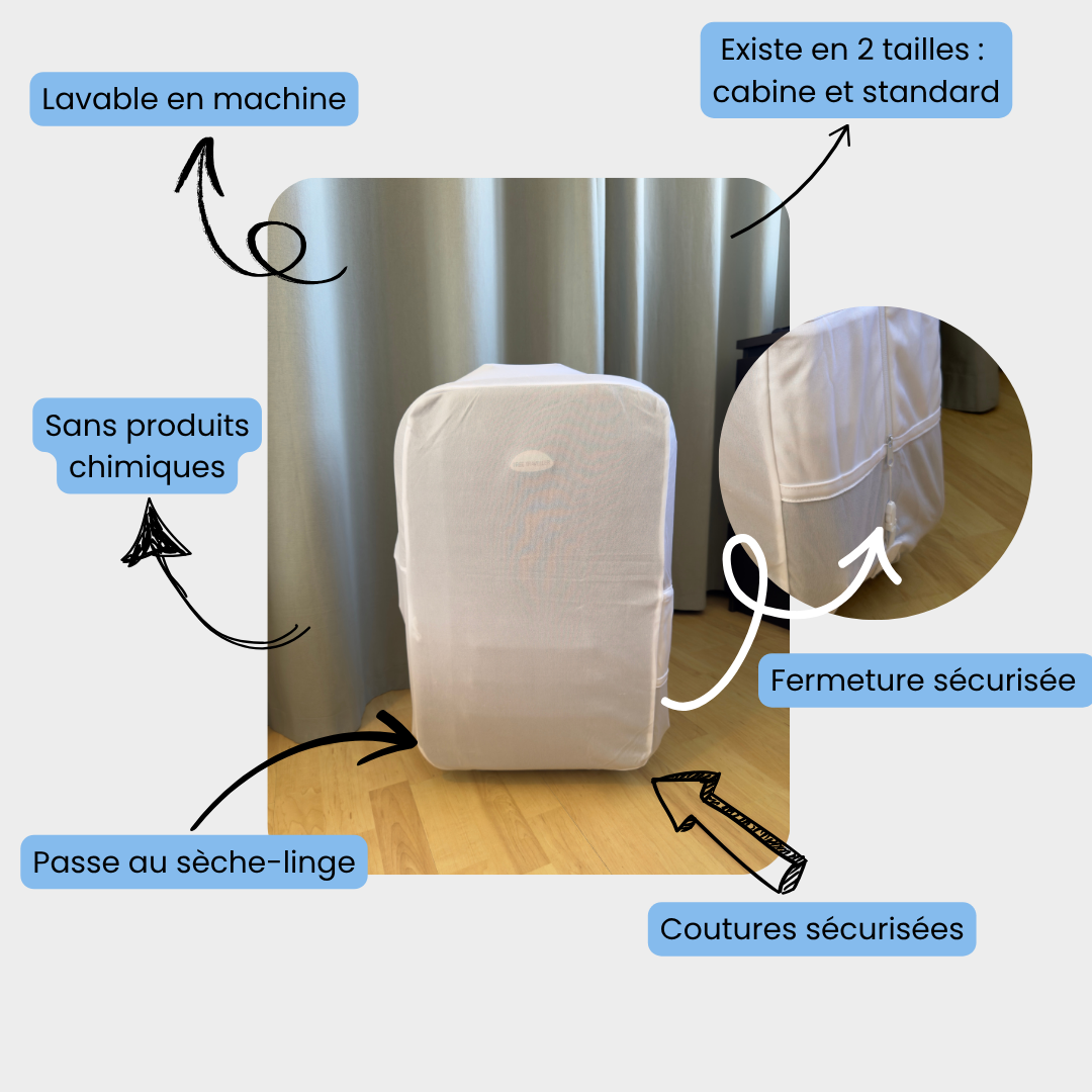 Housse de protection bagage anti punaise de lit SAFELIT