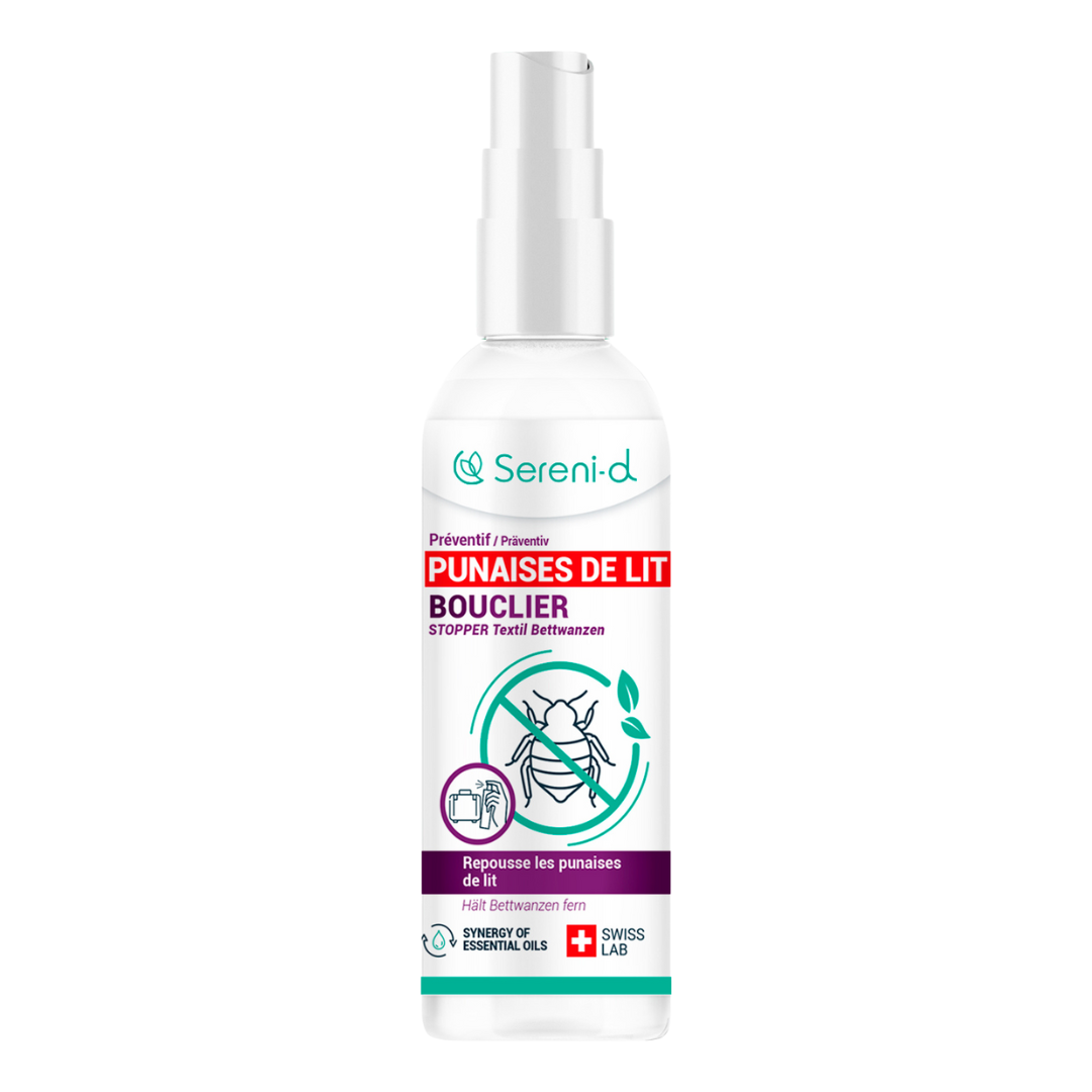 spray bouclier anti-punaise de lit pour repousser naturellement les punaises