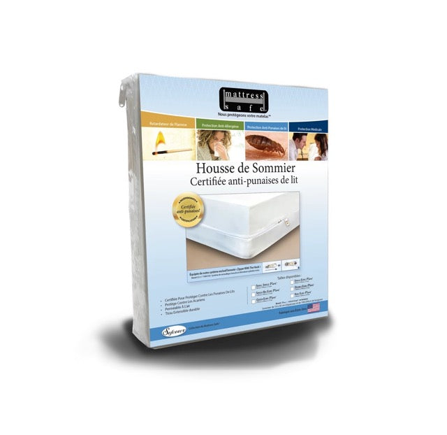 Housse de sommier efficace contre les punaises de lit par Mattress Safe